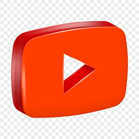 3D Youtube Logo Icon Play PNG