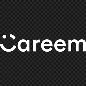 Careem White Logo Transparent Background
