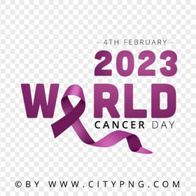 Cancer Day 2023 Logo Creative Design PNG Image