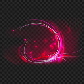 Abstract Glowing Pink Light Effect HD PNG