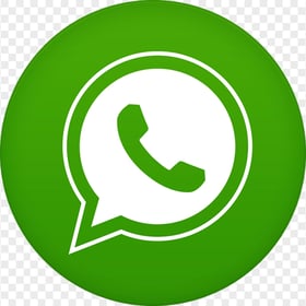 Circle Wathsapp Logo Dark Green