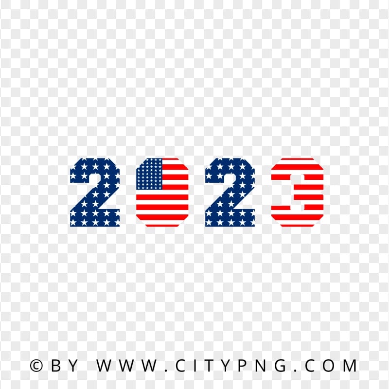 2023 USA American Flag PNG Image | Citypng