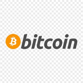 HD Bitcoin BTC Text Logo PNG