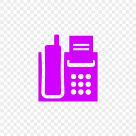 HD Purple Home Phone Icon Transparent PNG