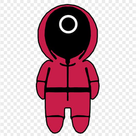 Squid Game Soldier Circle Cartoon Chibi Character