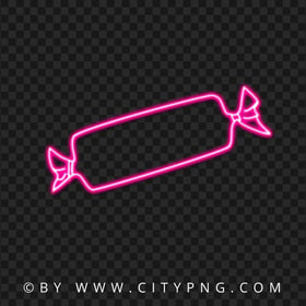 Pink Wrapped Candy Light Neon Strokes HD PNG