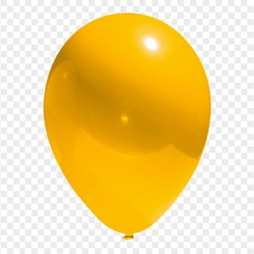 HD Beautiful Single Gold Balloon PNG