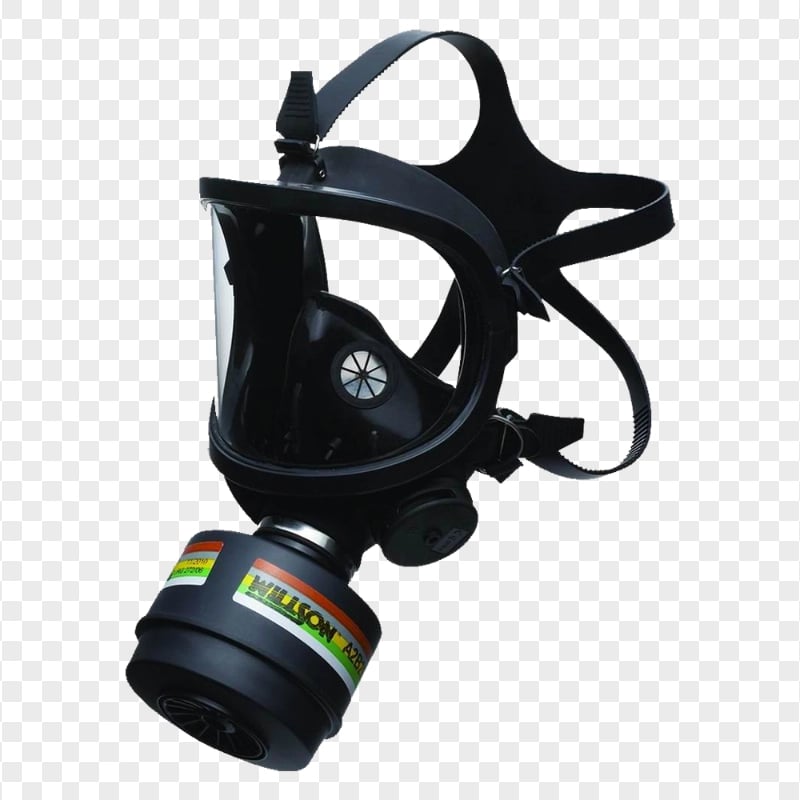 Gas Mask Protection Safety PPE Black Full Face