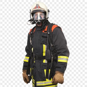 HD Firefighter Firemen Uniform Mask PNG