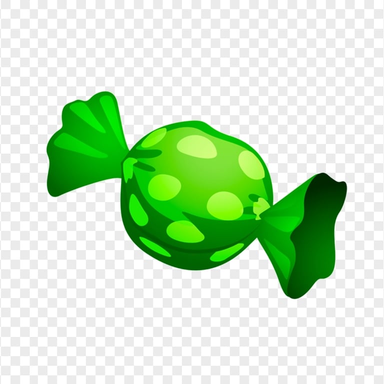 HD Green Candy Illustration Cartoon PNG