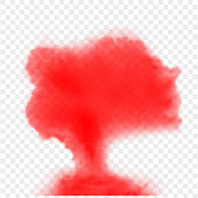 Red Smoke Explosion Effect PNG