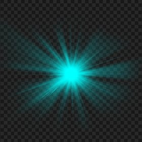 HD Blue Light Beam Transparent Background