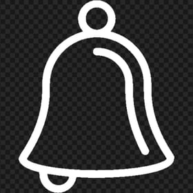PNG Bell White Icon