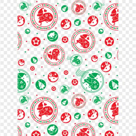 Merry Christmas Pattern Background HD PNG