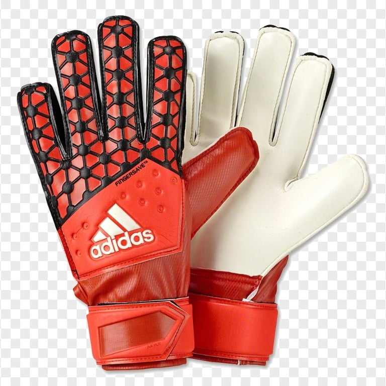 Red Gloves Goalkeeper Adidas Football Soccer