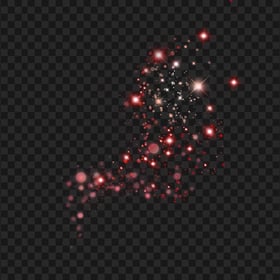 HD Red Magic Sparkling Shining Stars PNG