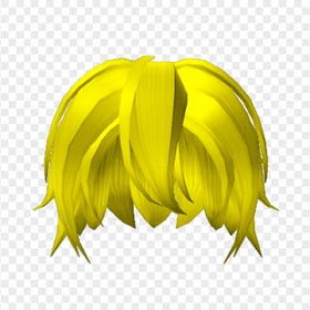 HD Yellow Anime Boy Hair PNG