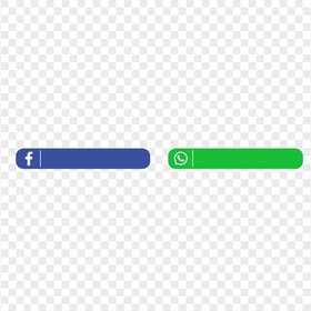 HD Horizontal Facebook & Whatsapp Lower Thirds PNG