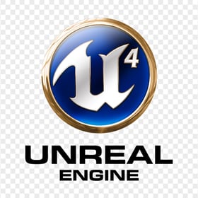 Unreal Engine 4 Blue Logo Download PNG