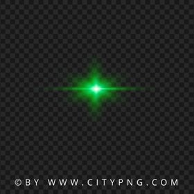 Star Light Green Lens Flare Effect Transparent PNG