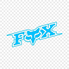 Fox Racing Blue Logo PNG IMG