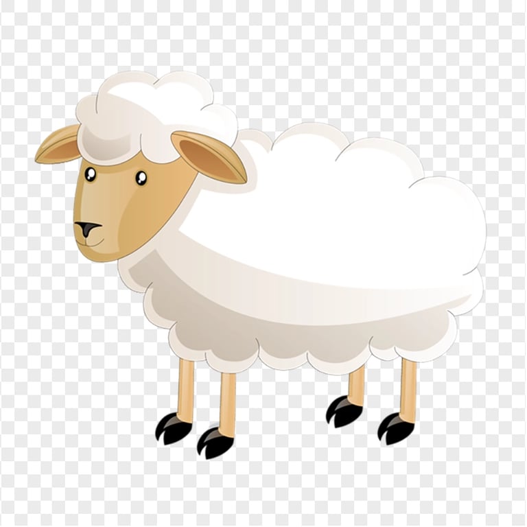 Lamb Sheep Cartoon Illustration
