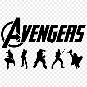 Transparent Avengers Superheros Logo