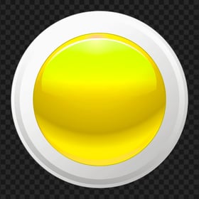Vector Round Circle Yellow Button Image PNG