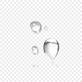 HD Water Dew  Rain Drops PNG