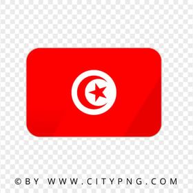 HD Tunisia Flag Icon Transparent Background