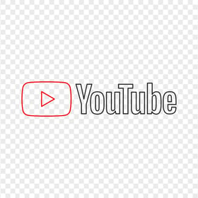 HD Official Outline Youtube YT Logo PNG