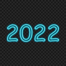Blue Led Light 2022 New Year PNG
