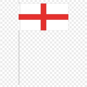 HD England Flag Pole Transparent Background