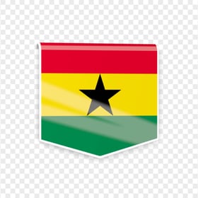 Transparent Hanging Ghana Flag Icon