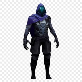 HD Omen Valorant Character Player Front View PNG