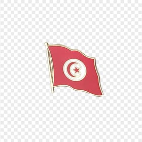 Tunisia Flag Lapel Pin PNG