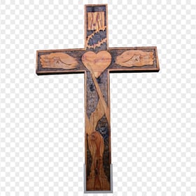 Holy Wood Carved Christianity Crucifix Cross