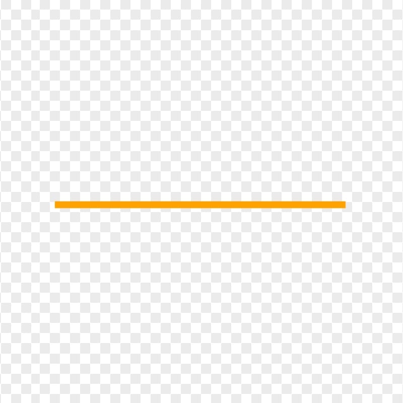 HD Horizontal Orange Line Transparent Background