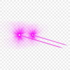 HD Pink Eyes Lazer Flare Effect Side View PNG
