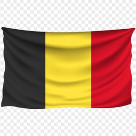 Hanging Belgium National Flag PNG