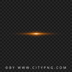 Golden Light Lens Flare Glowing Effect Image PNG