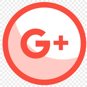 Google Plus Round Circle Red Icon