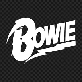 Bowie White Logo HD PNG