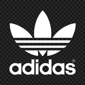 Adidas Trefoil White Logo HD PNG