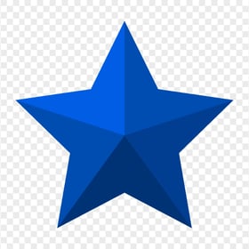 Blue Star HD Transparent Background