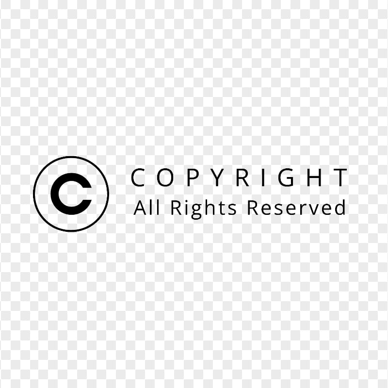 Copyright All Rights Reserved HD PNG | Citypng
