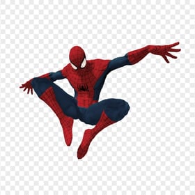 HD Jumping Spiderman Cartoon PNG