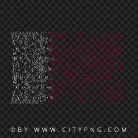 HD Qatar Flag Confetti Effect Transparent PNG