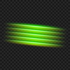HD Green Neon Light Lines Effect PNG