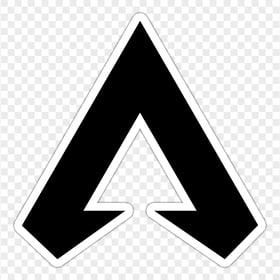 HD Black & White Apex Legends Logo Symbol Icon Stickers PNG